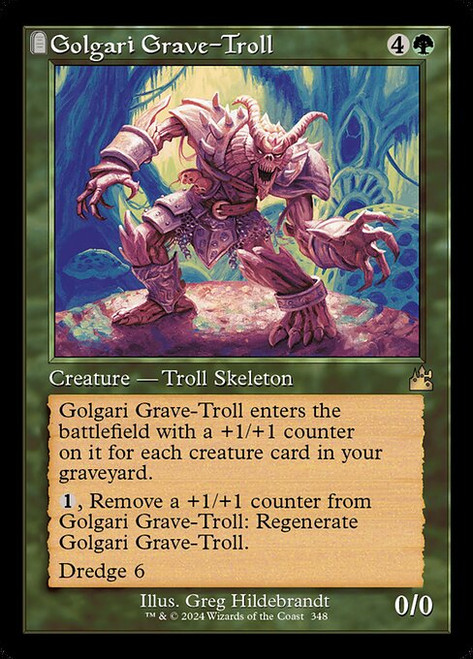 Golgari Grave-Troll (RVR) (Foil) (#348)