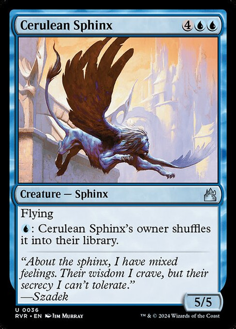 Cerulean Sphinx (RVR) (Foil) (#36)