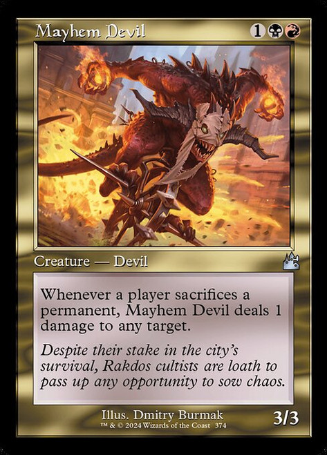Mayhem Devil (RVR) (Foil) (#374)