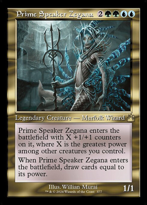 Prime Speaker Zegana (RVR) (Foil) (#377)