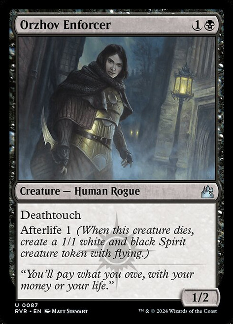Orzhov Enforcer (RVR) (Foil) (#87)