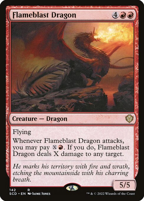 Flameblast Dragon (SCD) (#142)
