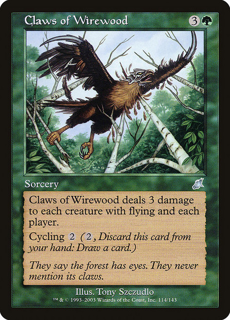 Claws of Wirewood (SCG) (Foil) (#114)