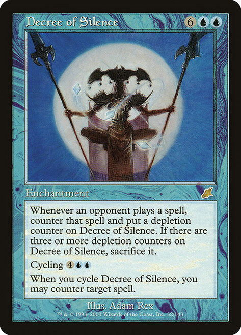 Decree of Silence (SCG) (Foil) (#32)