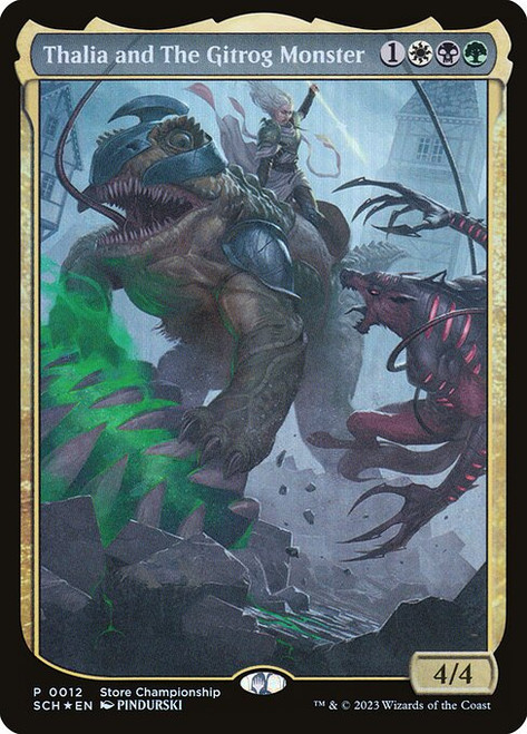 Thalia and The Gitrog Monster (SCH) (Foil) (Full Art) (#12)