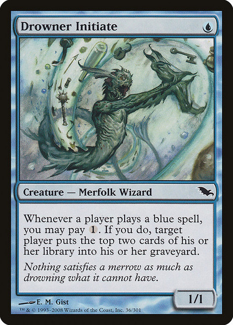 Drowner Initiate (SHM) (Foil) (#36)