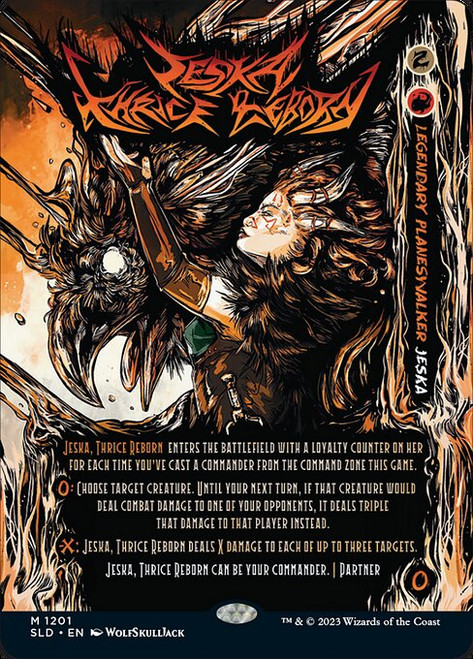 Jeska, Thrice Reborn (SLD) (Full Art) (#1201)