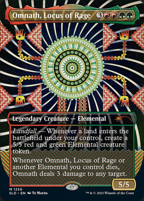 Omnath, Locus of Rage (SLD) (Foil) (Borderless) (#1256)