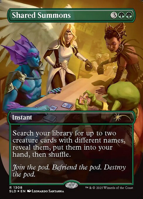 Shared Summons (SLD) (Foil) (Borderless) (#1308)