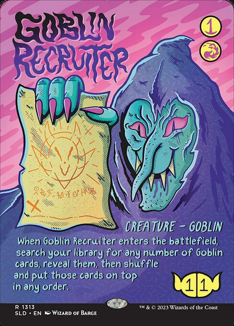 Goblin Recruiter (SLD) (Borderless) (#1313)