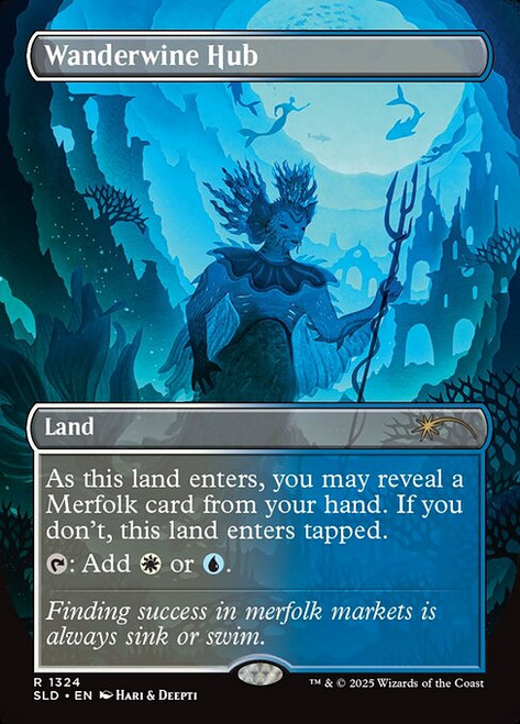 Wanderwine Hub (SLD) (Foil) (Borderless) (#1324)