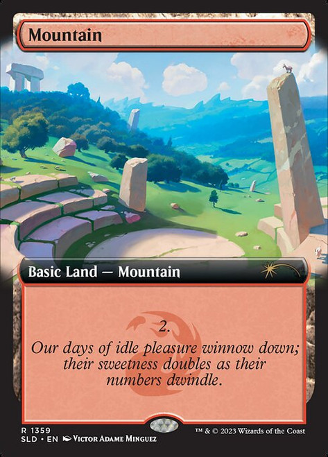 Mountain (SLD) (Foil) (Extended Art) (#1359)