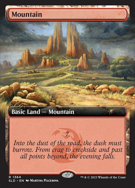 Mountain (SLD) (Foil) (Extended Art) (#1364)
