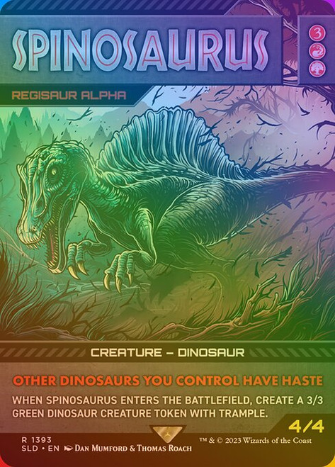 Regisaur Alpha (SLD) (Foil) (Borderless) (#1393★)