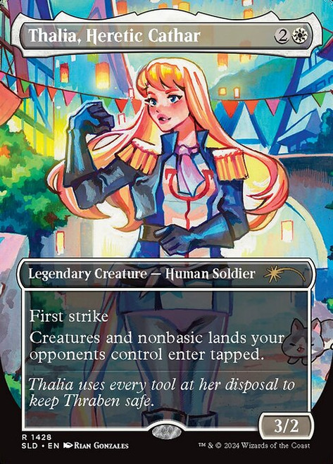 Thalia, Heretic Cathar (SLD) (Borderless) (#1428)
