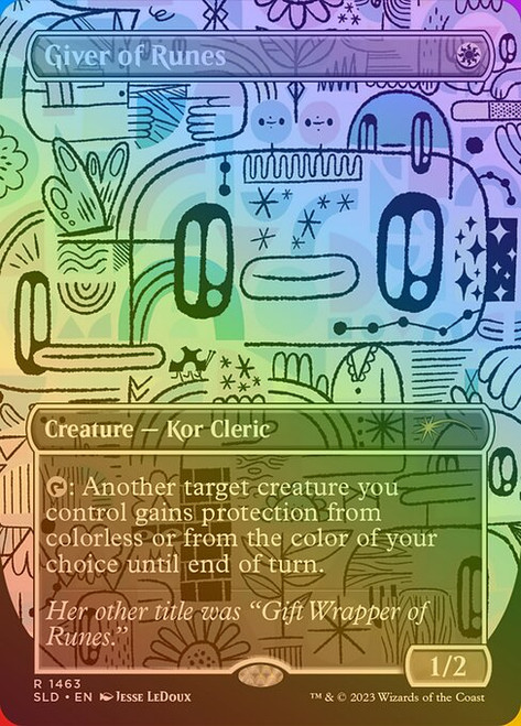 Giver of Runes (SLD) (Rainbow Foil) (Borderless) (#1463★)
