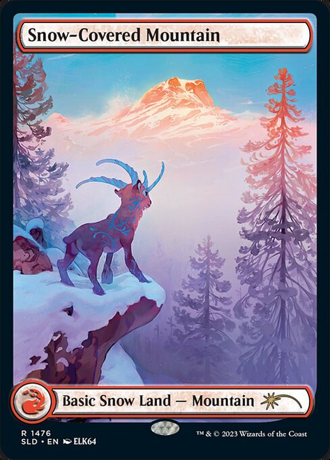 Snow-Covered Mountain (SLD) (Full Art) (#1476)