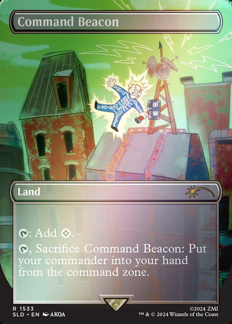 Command Beacon (SLD) (Rainbow Foil) (Borderless) (#1533★)