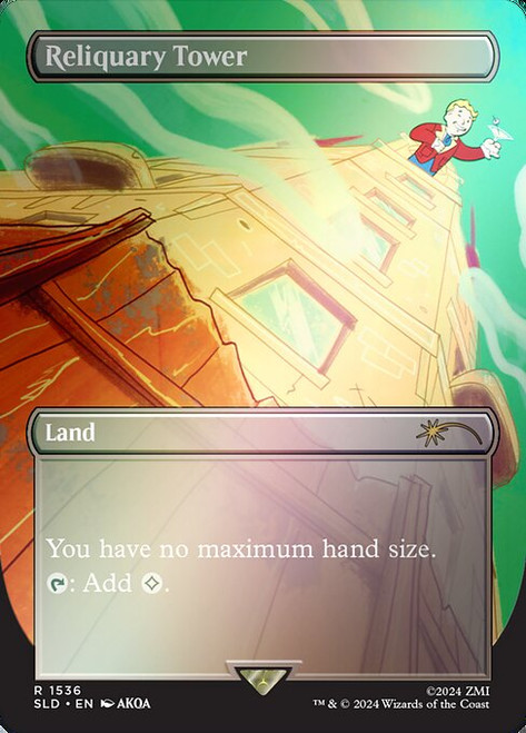 Reliquary Tower (SLD) (Foil) (Borderless) (#1536★)