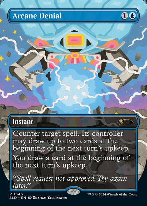 Arcane Denial (SLD) (Borderless) (#1545)