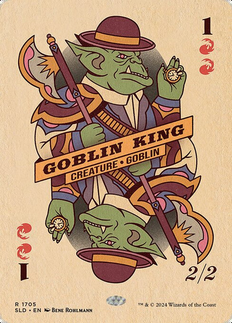 Goblin King (SLD) (Rainbow Foil) (Borderless) (#1705)
