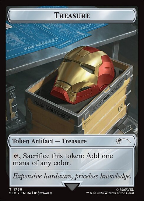 Treasure (SLD) (Foil) (Borderless) (#1736)