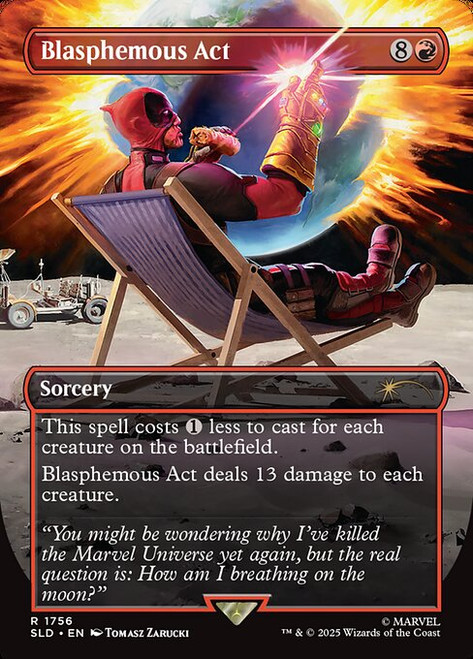 Blasphemous Act (SLD) (Foil) (Borderless) (#1756)
