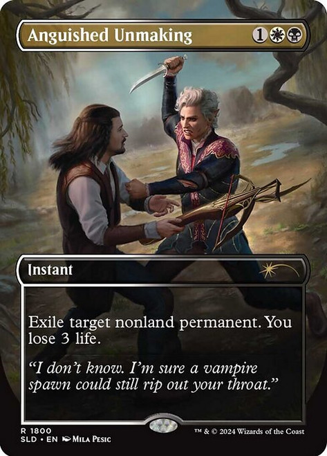 Anguished Unmaking (SLD) (Foil) (Full Art) (#1800)