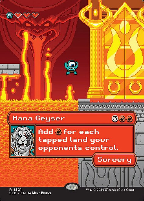 Mana Geyser (SLD) (Rainbow Foil) (Borderless) (#1821)