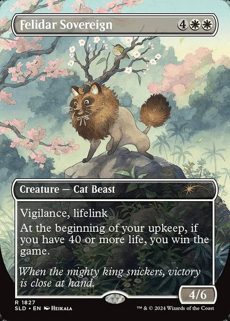 Felidar Sovereign (SLD) (Rainbow Foil) (Full Art) (#1827)