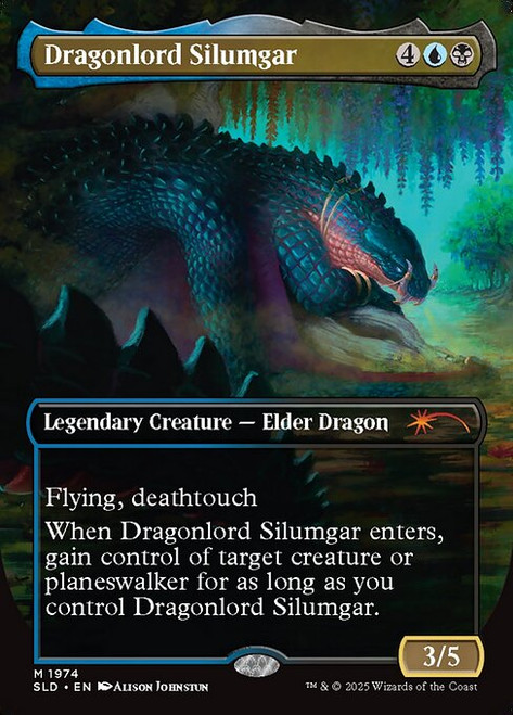 Dragonlord Silumgar // Dragonlord Silumgar (SLD) (Borderless) (#1974)