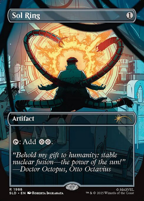 Sol Ring (SLD) (Foil) (Borderless) (#1988)