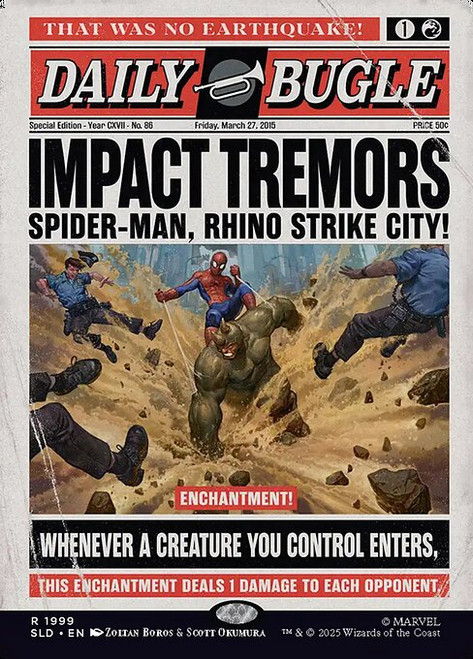 Impact Tremors (SLD) (Foil) (Borderless) (#1999)