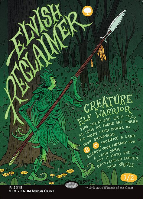 Elvish Reclaimer (SLD) (Borderless) (#2015)