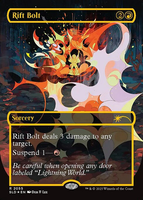Rift Bolt (SLD) (Foil) (Borderless) (#2055)