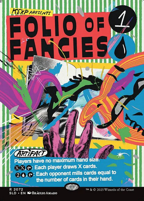 Folio of Fancies (SLD) (Foil) (Borderless) (#2072)