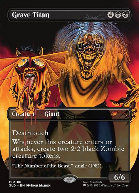 Grave Titan (SLD) (Foil) (Borderless) (#2188)
