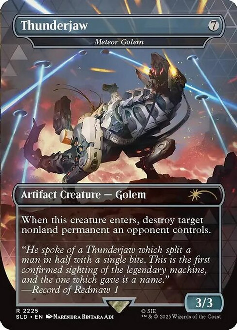 Meteor Golem (SLD) (Foil) (Borderless) (#2225)