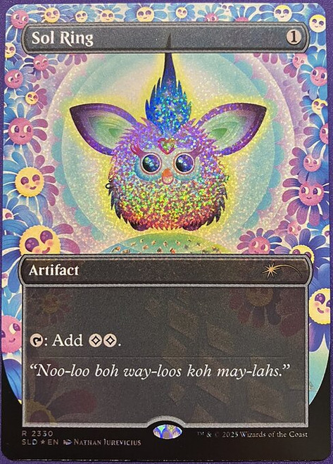 Sol Ring (SLD) (Confettifoil) (Borderless) (#2330)