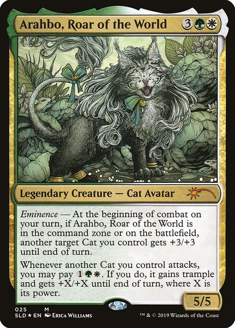 Arahbo, Roar of the World (SLD) (Foil) (#25)