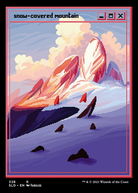 Snow-Covered Mountain (SLD) (Full Art) (#328)