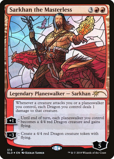 Sarkhan the Masterless (SLD) (Foil) (#514)