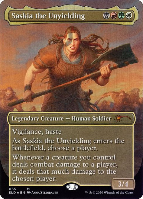 Saskia the Unyielding (SLD) (Foil) (Full Art) (#55)