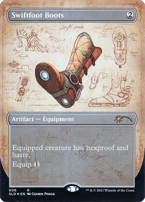 Swiftfoot Boots (SLD) (Foil) (Full Art) (#606)