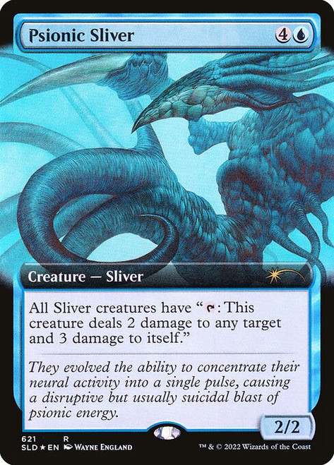 Psionic Sliver (SLD) (Foil) (Extended Art) (#621)