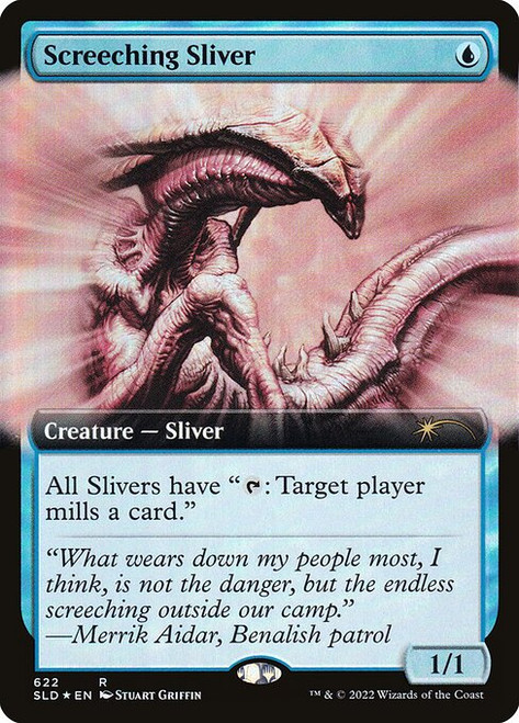 Screeching Sliver (SLD) (Foil) (Extended Art) (#622)