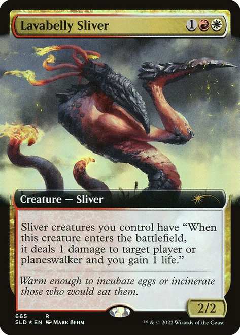 Lavabelly Sliver (SLD) (Foil) (Extended Art) (#665)