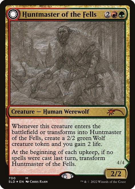 Huntmaster of the Fells // Ravager of the Fells (SLD) (#700)