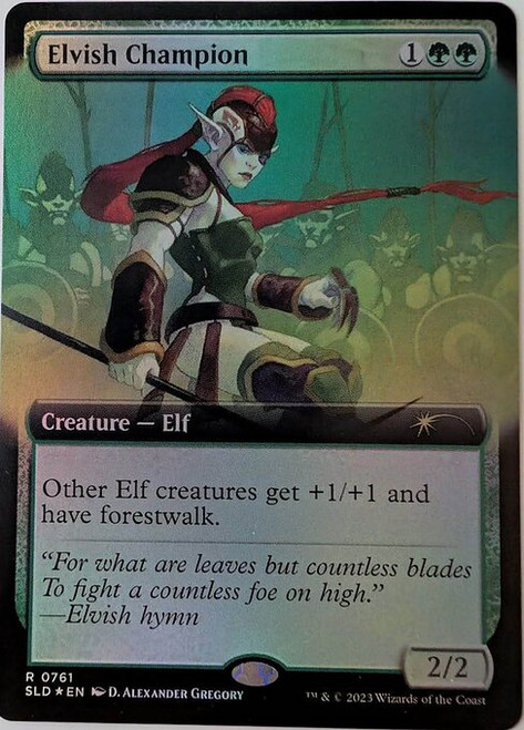 Elvish Champion (SLD) (Foil) (Extended Art) (#761)