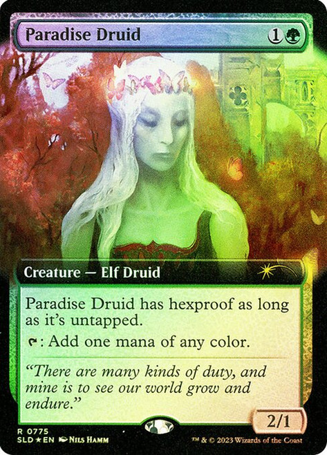 Paradise Druid (SLD) (Foil) (Extended Art) (#775)